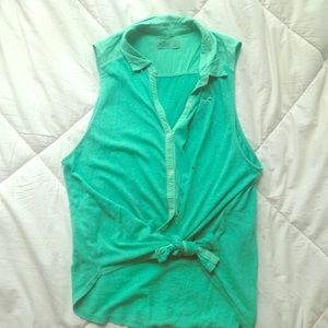 Turquoise/ Aqua marine colored tank top