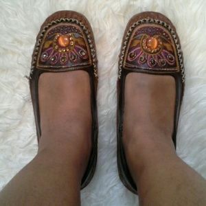Embellished moccasins