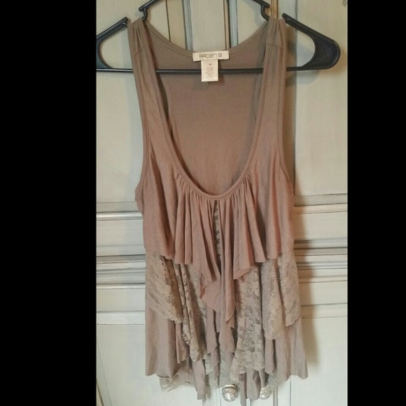 Arden B ruffle tank - Picture 1 of 3