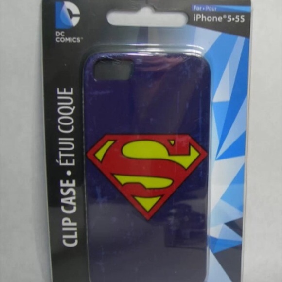 NEW! DC COMICS SUPERMAN iPhone SE / 5 / 5S Case - Picture 1 of 6