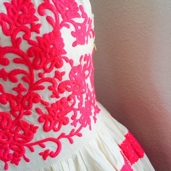 🔱SOLD 🔱Anthropologie Azalea Stitched Dress - Picture 4 of 4