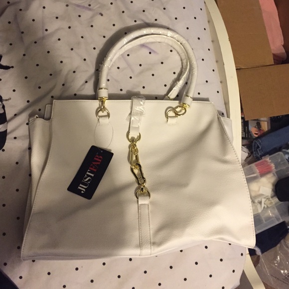 White purse
