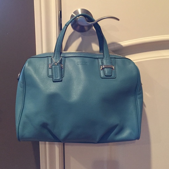 Teal Coach medium sized bag