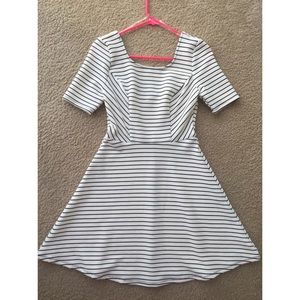 Striped Skater Dress