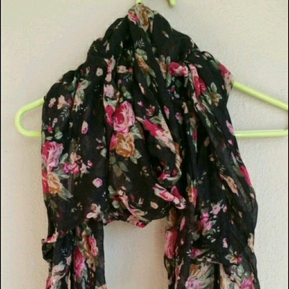 Floral scarf