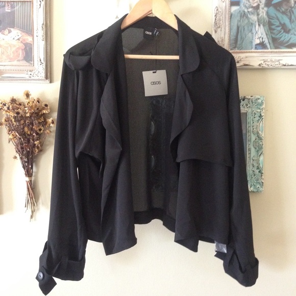 Asos Drape Front Jacket