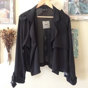 Asos Drape Front Jacket