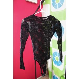 American Apparel Lace body suit