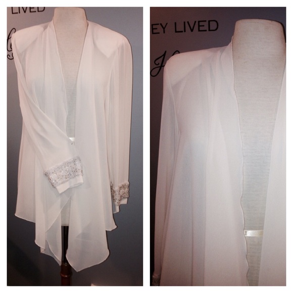 beaded Wrap/Jacket size large