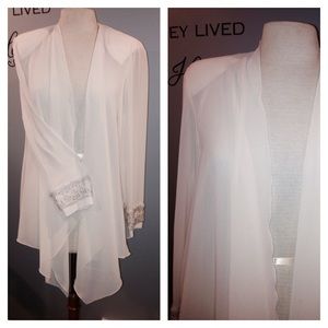 beaded Wrap/Jacket size large