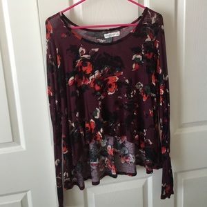 Floral Long Sleeved Top