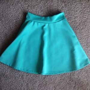 Teal Flare Skirt