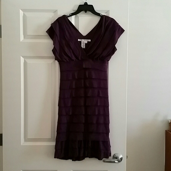 Eggplant Cocktail Dress - Picture 1 of 2