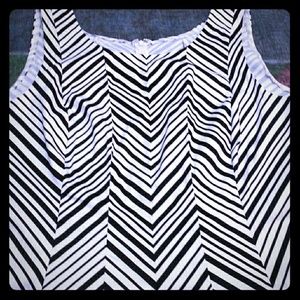 Chevron print dress