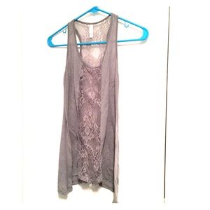 Lace tank top