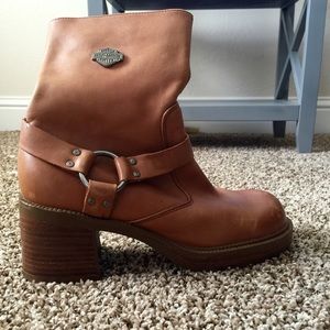 Harley Davidson brown boots