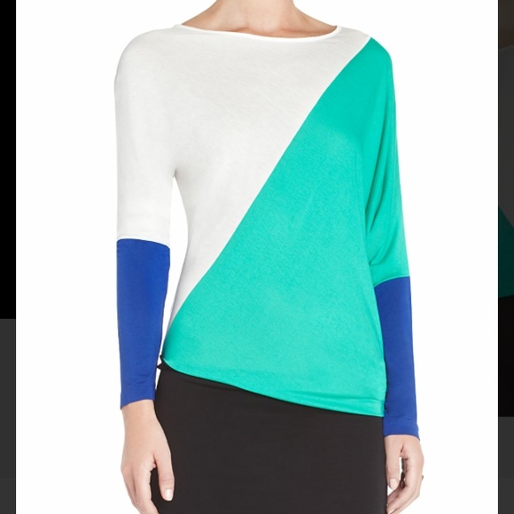 ✨BCBGMaxazria✨ new Colorblock Tunic Dress - Picture 2 of 4