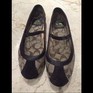 Coach Logo Flats