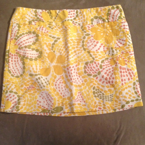 J. Crew floral skirt