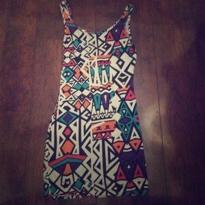 Tribal print dress
