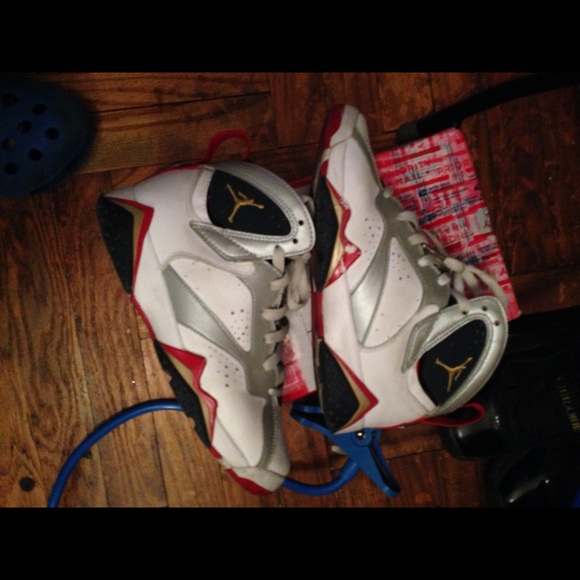 SOLD Jordan 7 Olympics size 5 need to swap for 6 - Picture 2 of 4