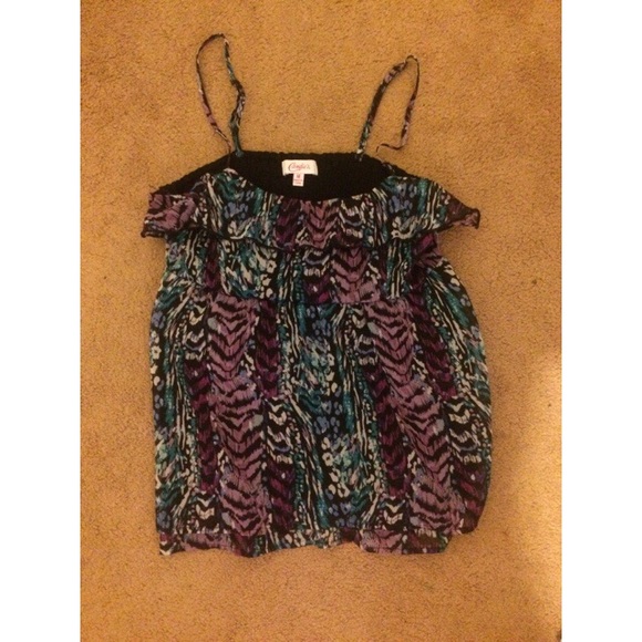Tribal pattern tank top