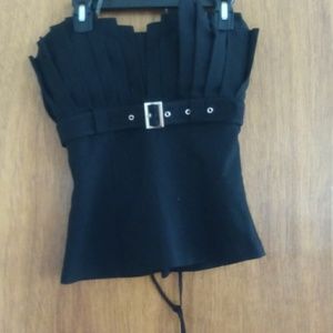 Strapless top