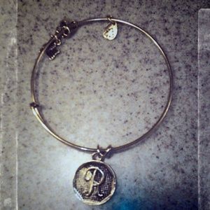 ALEX AND ANI LOOK ALIKE MONOGRAMMED R BRACELET