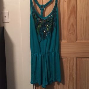 Turquoise romper