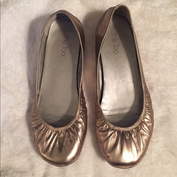 Gold Me Too Flats