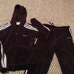 Adidas velour Sweatsuit