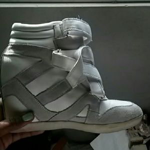 Never worn high top sneakers