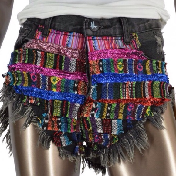 One Teaspoon Matadoor ZZ's Cutoff Shorts