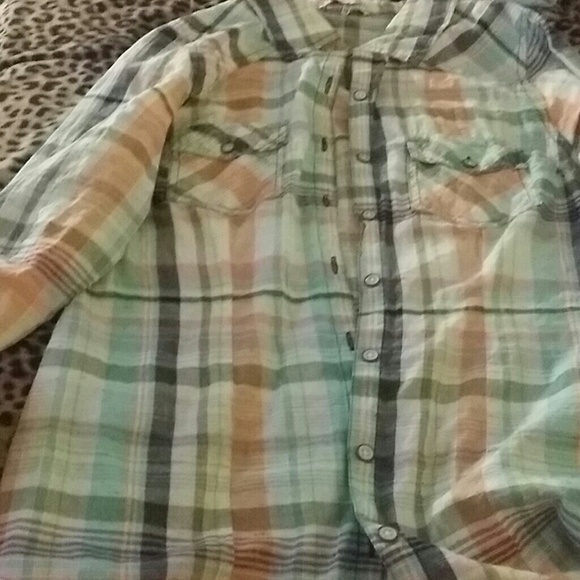 Plaid long sleeve shirt from buckle