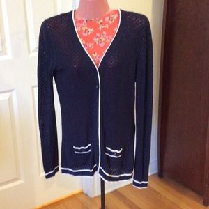 Navy blue light sweater