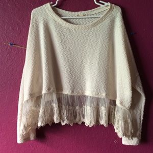 ✨on hold for trade✨ Painted threads sweater