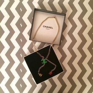 Chanel Chain Belt (Neon)