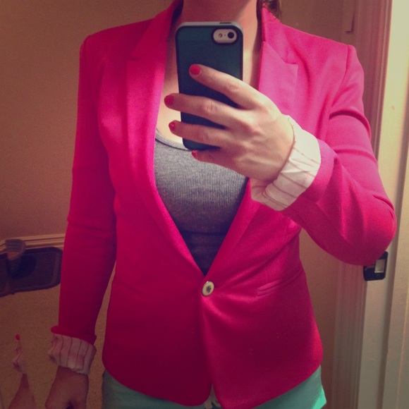 Hot Pink Zara Blazer