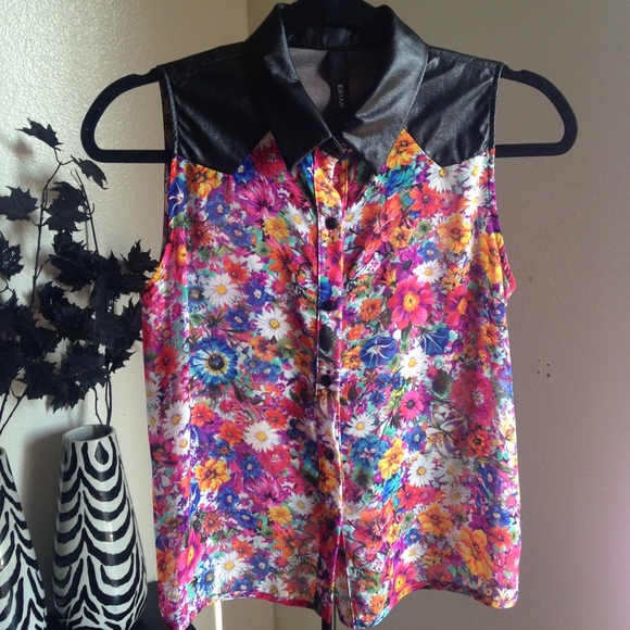 Colorful Floral Top