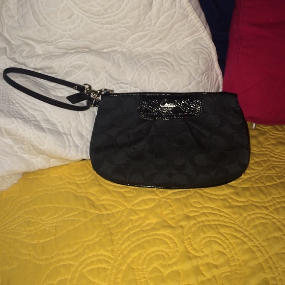 All black wristlet