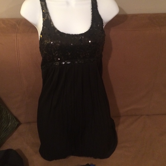 Black Sequence Dress