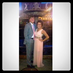 Pink/Peach Maxi - Long Formal Cocktail Dress