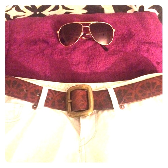 Lucky Brand Leather Belt (Brown)