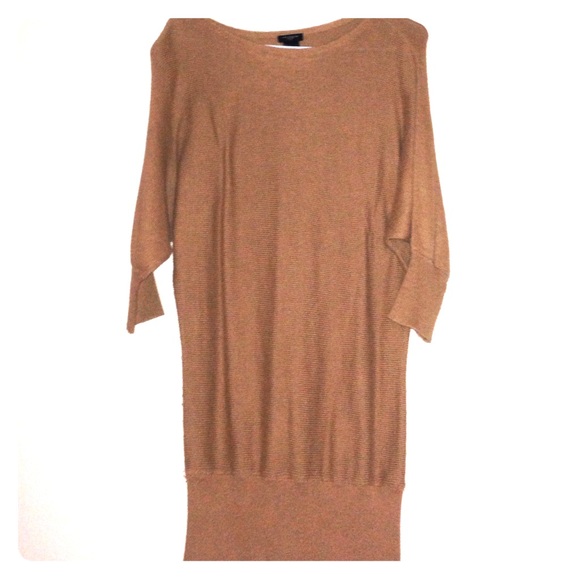 Beautiful Tan Sweater Dress