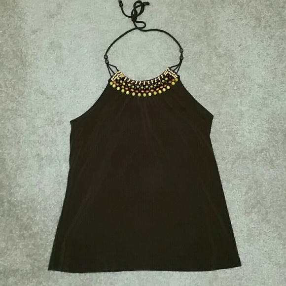 Chocolate Halter Top - Picture 1 of 2