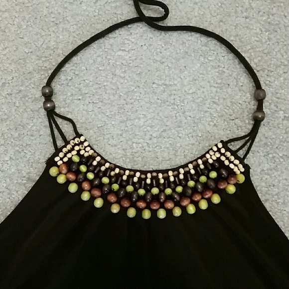 Chocolate Halter Top - Picture 2 of 2