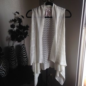 White Knit Cardigan