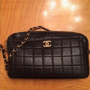 Genuine Chanel leather bag in like-new condition