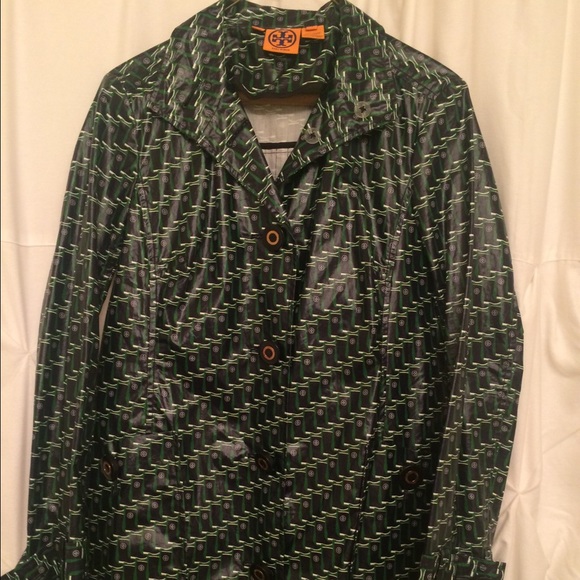 Tory Burch Raincoat W Rain Boot Print 