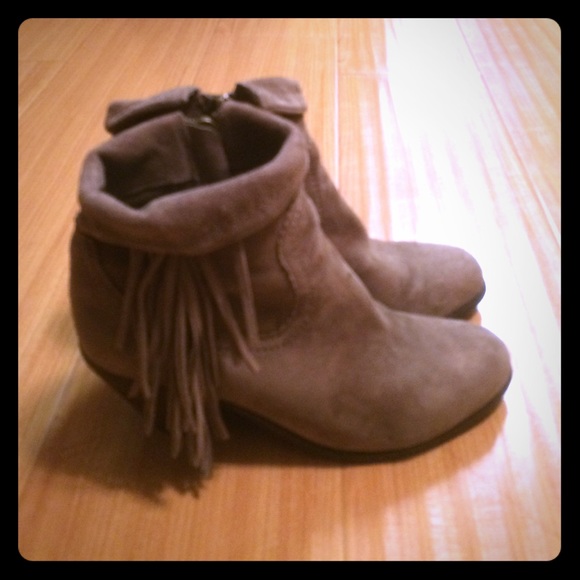 Sam Edelman Louie Booties 6.5 Taupe